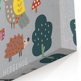 Boys Room Wall Art – Woodland Animals Kids Wall Art Prints