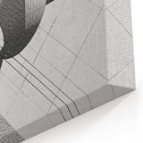 Dining Room Wall Decor - Geometric Black and White Art