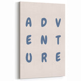 Adventure Wall Art – Inspirational Typography Print for Boys' Room