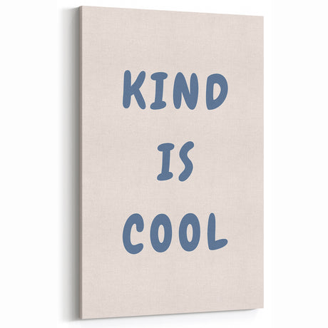 Boys Room Wall Art - Kind is Cool - Kids Wall Art Prints