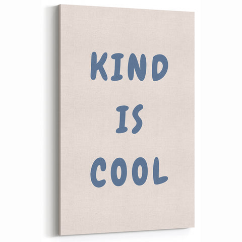 Boys Room Wall Art - Kind is Cool - Kids Wall Art Prints