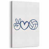 Volleyball-Themed Boys Room Wall Art – Kids Wall Art Prints