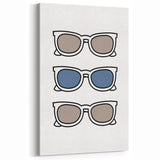 Cool Sunglasses Trio – Boys Trendy Wall Art