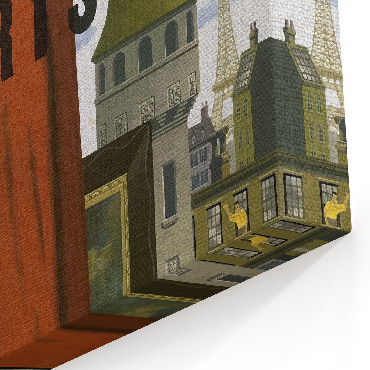 Vintage Travel Poster - TWA Paris Aviation Wall Art
