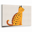 Spotted Cat Illustration – Boys Room Wall Art