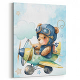 Aviator Teddy – Boys Room Wall Art