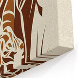 Boys Room Wall Art – Safari Elephant Family