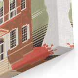 Vintage Travel Poster - Philadelphia Carpenters' Hall Art
