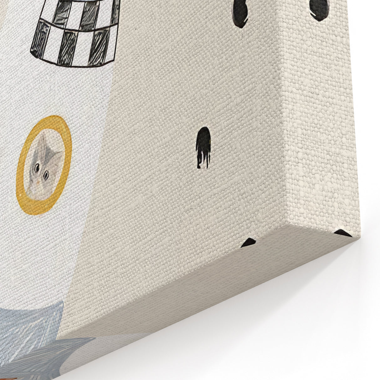Playroom Wall Art - Space Rocket Kids Room Art for Boys
