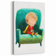 Nursery Wall Art - Superhero Boy Kids Room Art for Playroom