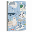 Kids Wall Art Prints - Arctic Animal Nursery Wall Art for Boys