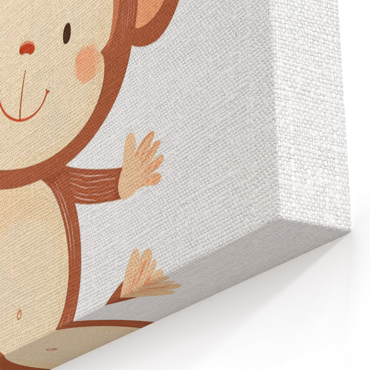 Playful Monkey Hanging - Boys Room Wall Art Kids Wall Art Prints