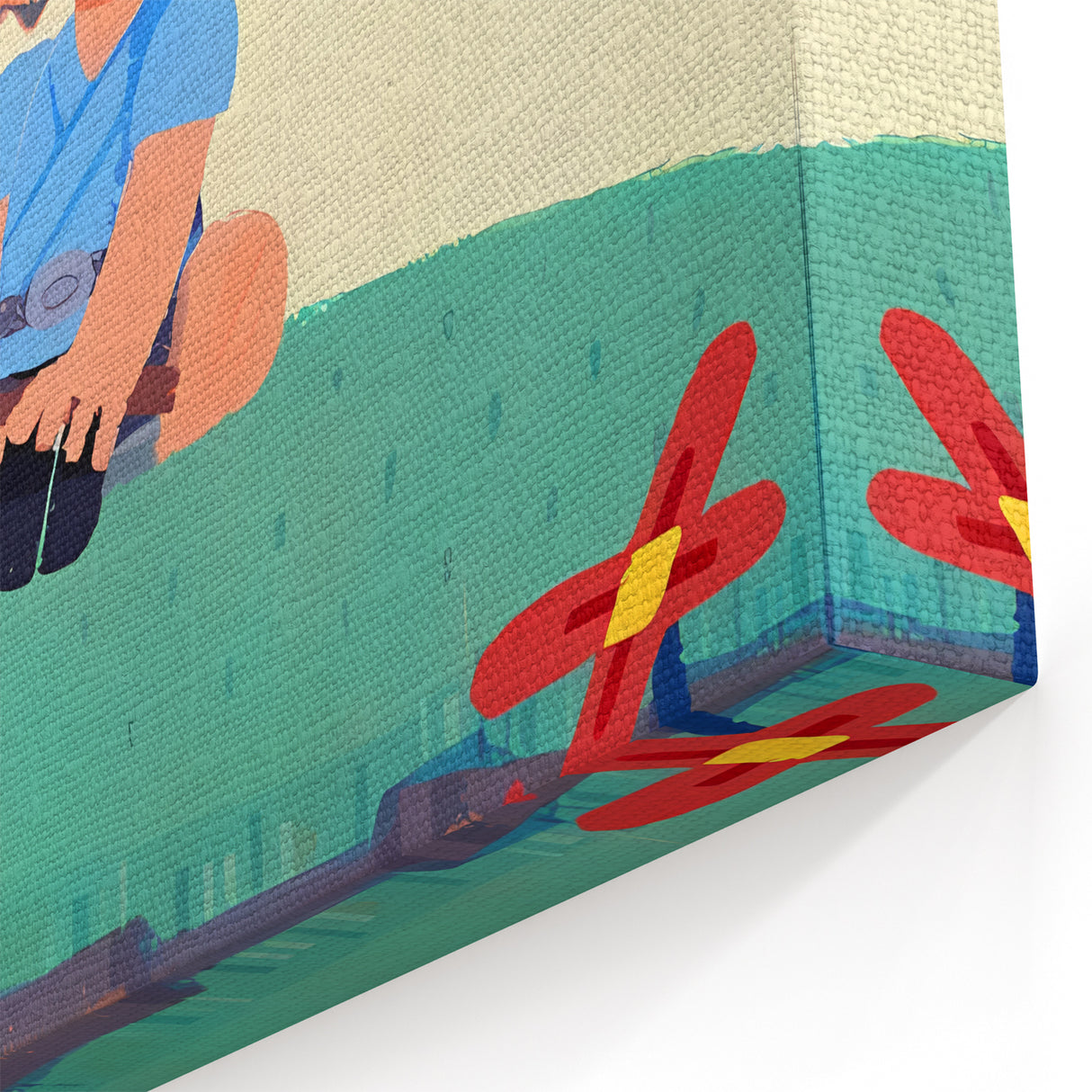 Fishing Boy Adventure - Boys Room Wall Art Kids Wall Art Prints