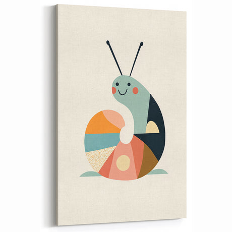 Minimalist Snail - Boys Room Wall Art Kids Wall Art Prints