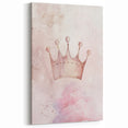 Princess Crown Girls Room Wall Art – Royal Nursery Print