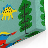 Fun Boys Room Wall Art – Colorful Dinosaur Collection for Kids Rooms