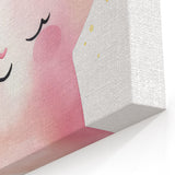 Smiling Star Girls Room Wall Art – Celestial Nursery Print