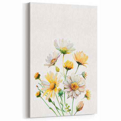 Children’s Wall Decor – Watercolor Floral Art for Nursery Rooms