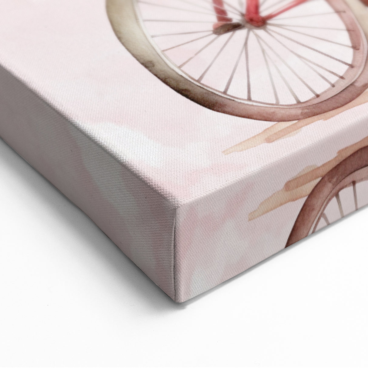 Girls Bedroom Art – Dreamy Bicycle and Roses Watercolor Print