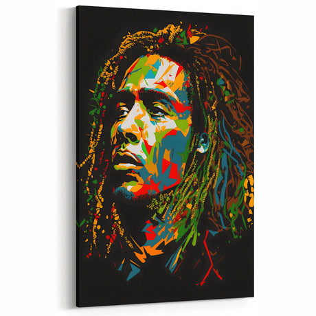 Vibrant Pop Art Wall Art – Iconic Portrait Canvas Print