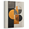 Elegant Dining Room Art Prints - Geometric Black & Gold Design