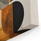 Elegant Dining Room Art Prints - Geometric Black & Gold Design