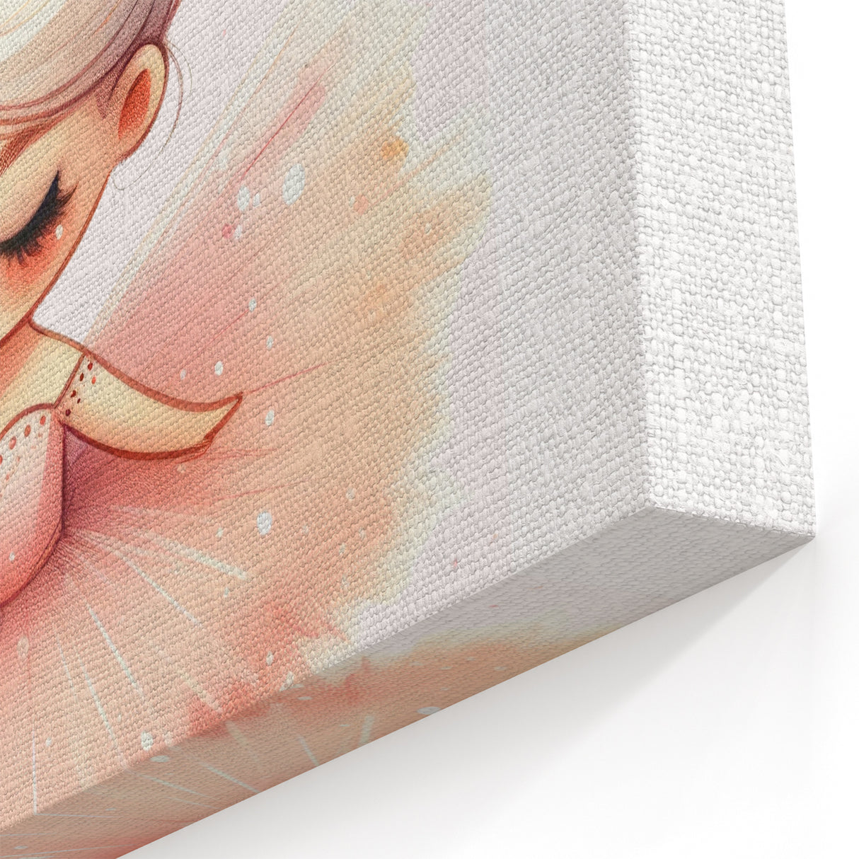 Personalized Kids Art - Ballerina Princess Girls Room Decor
