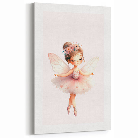 Children’s Wall Decor - Fairy Ballerina Kids Room Art Print