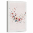 Girls Room Wall Art - Elegant Floral Botanical Kids Room Print