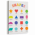 Shapes Kids Educational Wall Art – Fun Learning Poster