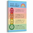 Emotions & Feelings Kids Educational Wall Art – Mood Chart Poster