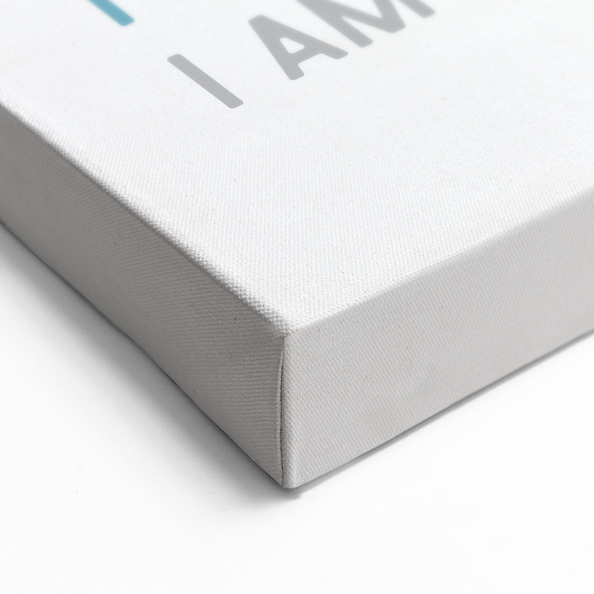 I Am Affirmation Typography Art – Motivational Wall Decor