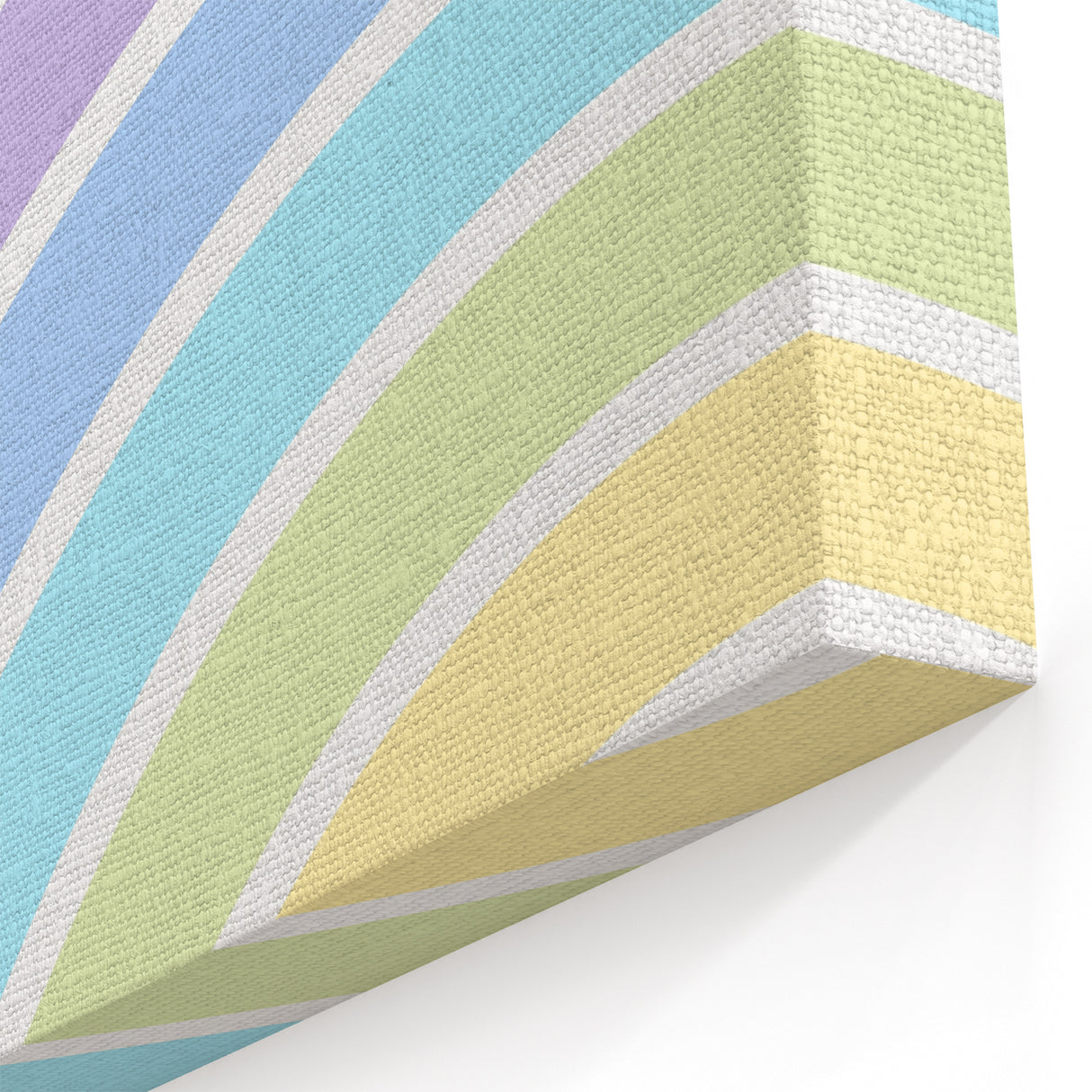 Playroom Wall Art - Minimalist Pastel Rainbow Kids Room Print