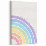 Children's Wall Decor - Soft Pastel Rainbow Nursery Art