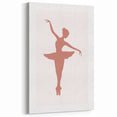 Ballet Dancer Silhouette Kids Room Print - Nursery Wall Art