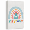 Playroom Rainbow Wall Art - Kids Educational Playroom Decor