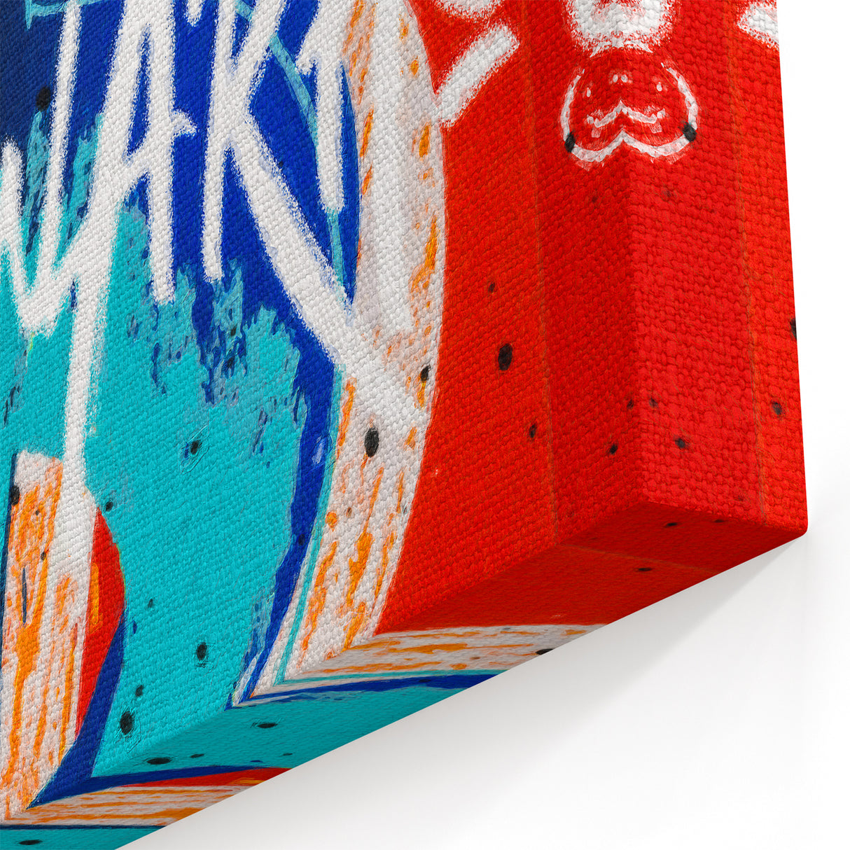 Bold Pop Art Wall Art – Graffiti-Inspired Canvas Print