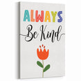 Always Be Kind Wall Art - Kids Inspirational Kindness Poster