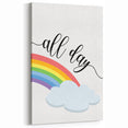 All Day Rainbow Wall Art - Kids Inspirational Playroom Decor