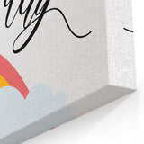 All Day Rainbow Wall Art - Kids Inspirational Playroom Decor