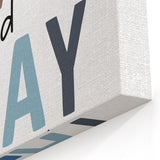 Let’s Read and Play Typography Art – Kids Room Wall Decor