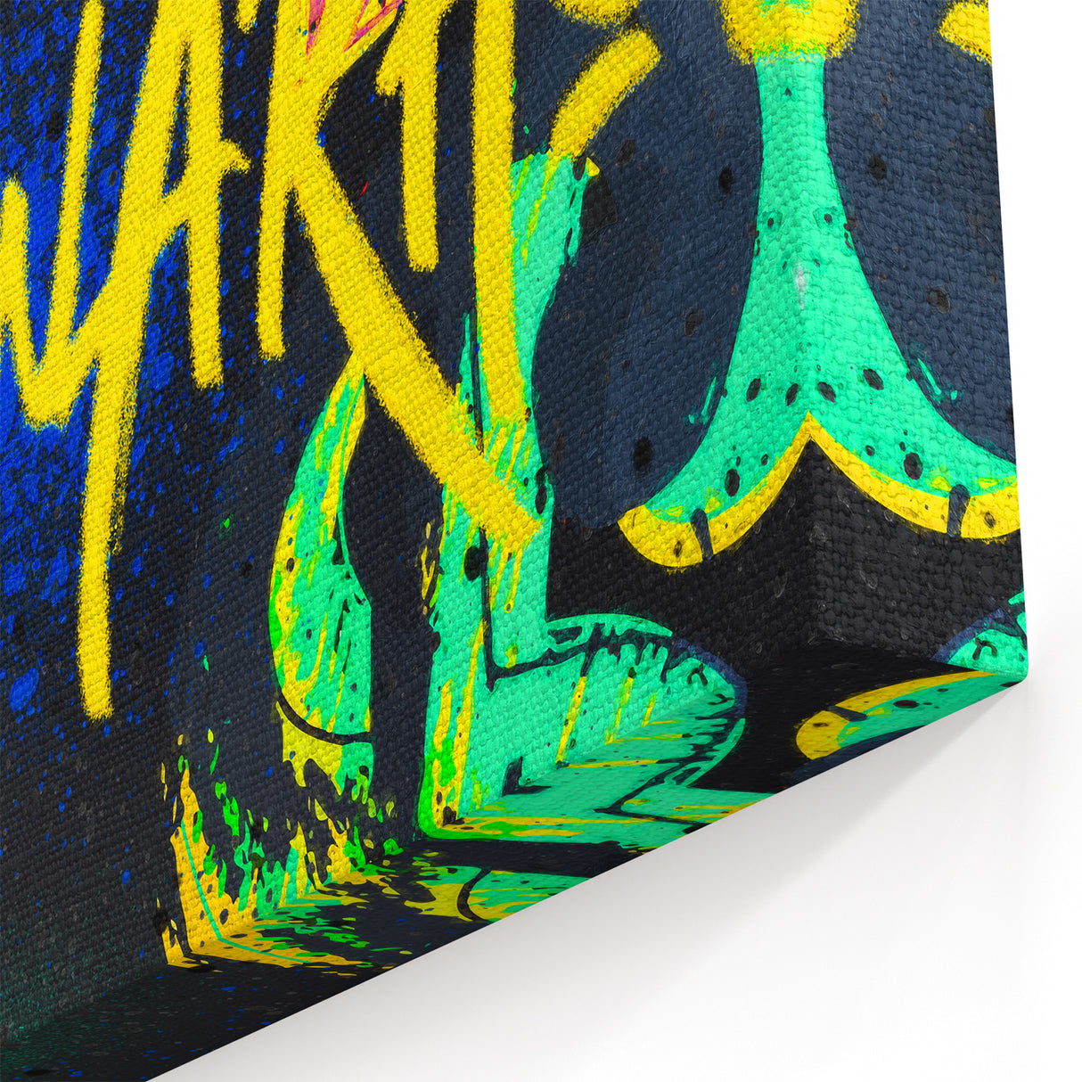 Graffiti Pop Art Wall Art – Bold Colorful Canvas Print