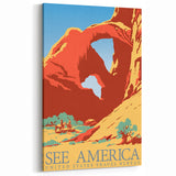 Vintage Travel Poster - See America | Retro National Park Art