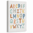 ABC Alphabet - Kids Educational Wall Art Pastel Learning Print