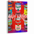 Iconic Pop Art Wall Art – Colorful Campbell’s Soup Canvas Print