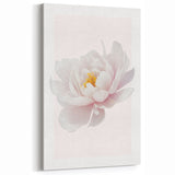 Elegant White Peony Floral Print - Girls Bedroom Wall Art
