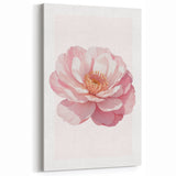 Blush Pink Peony Floral Print - Nursery Wall Art for Girls