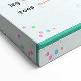 Educational Nursery Wall Decor - Parts of the Body Learning Print