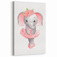 Dancing Ballerina Elephant Print - Children's Wall Decor