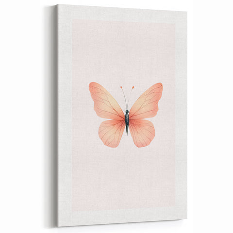 Soft Pastel Butterfly Print - Children's Wall Decor